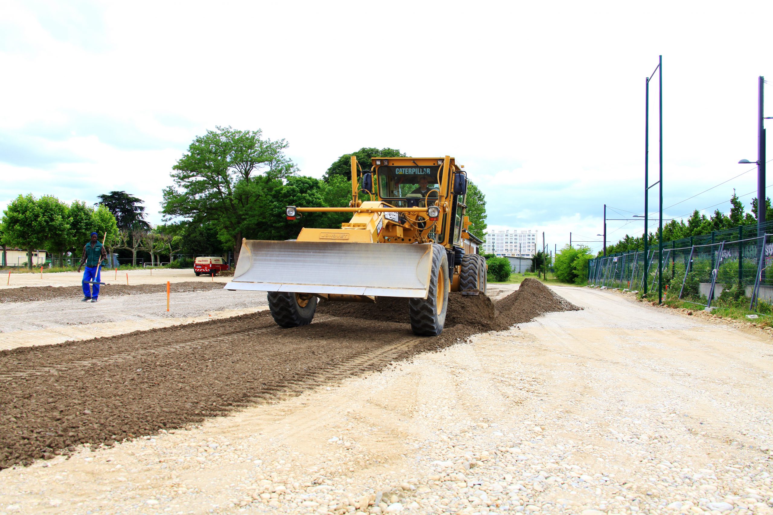 Engin utilisé pour le terrassement