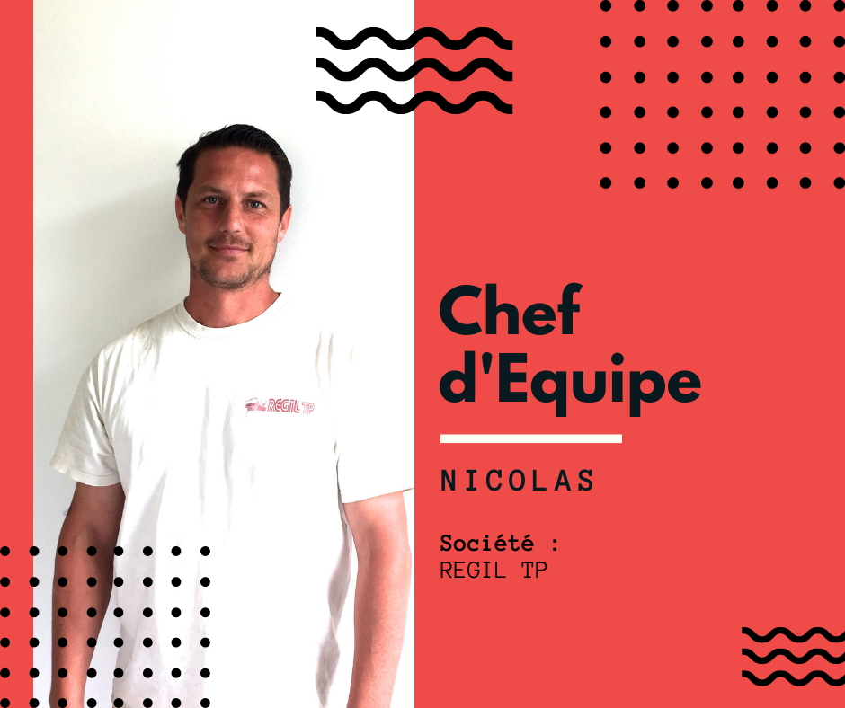 Photo de Nicolas de la société REGIL TP