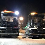 Deux engins de MARTEL Groupe sur le chantier de Givors