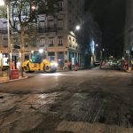 Les équipes de la SEEM opèrent sur le chantier cours Vitton, à Lyon 6