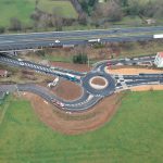 Photo vue du ciel de la fin du chantier de Lissieu (69)