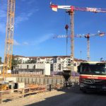 Photo du chantier situé à Lyon 8