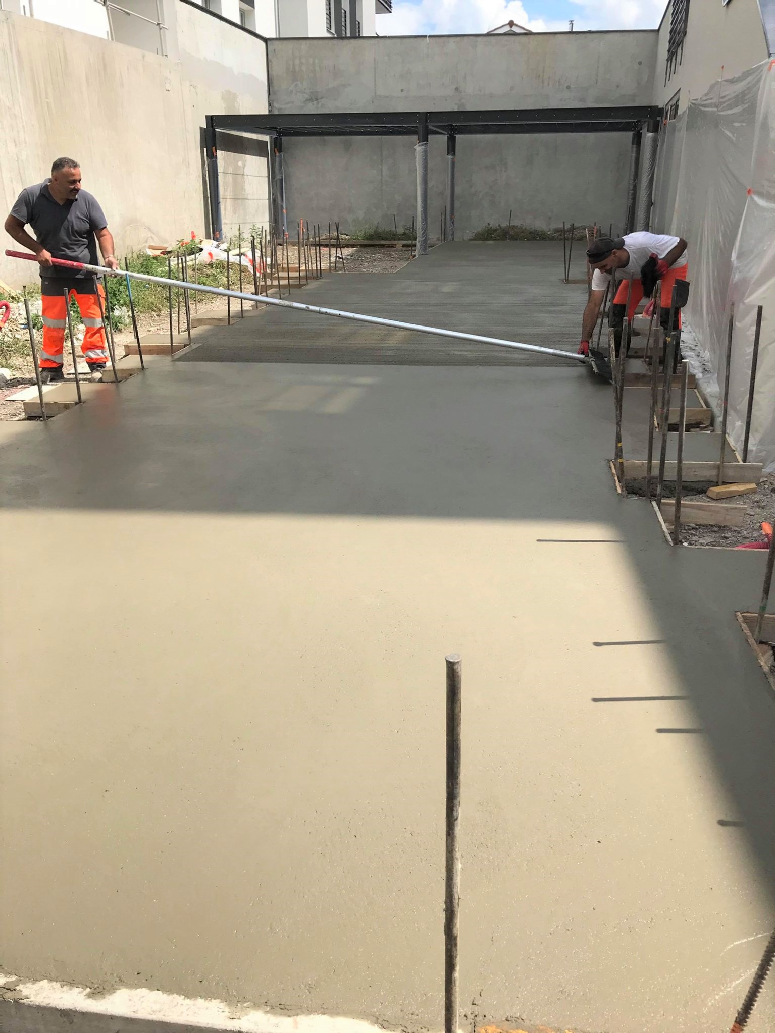 Photo du chantier de Vienne où SDC intervient