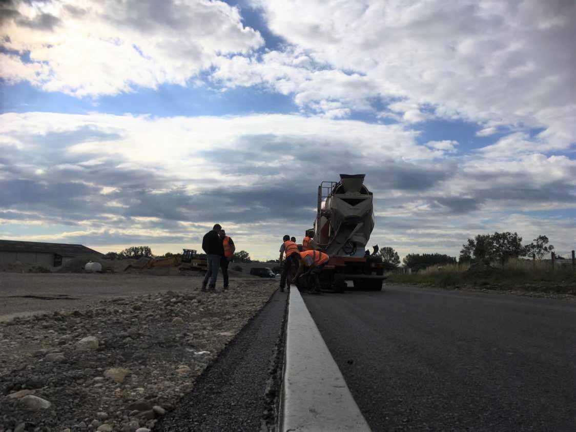 Photo du chantier de La Verpillière (69)