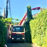 Photo du chantier situé à Saint-Cyr-au-Mont-d'Or (69) où SEBM était présente.