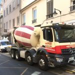 Chantier de Croix-rousse avec livraison d'une chape par SEBM Sud