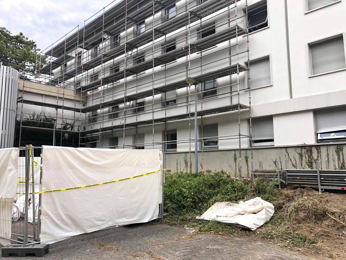 chantier de désamiantage de Claix (38)